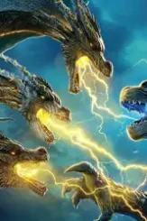 Godzilla fights ghidorah on godzilla 2 chinese poster - DesireMovies, DesireMovies2.My